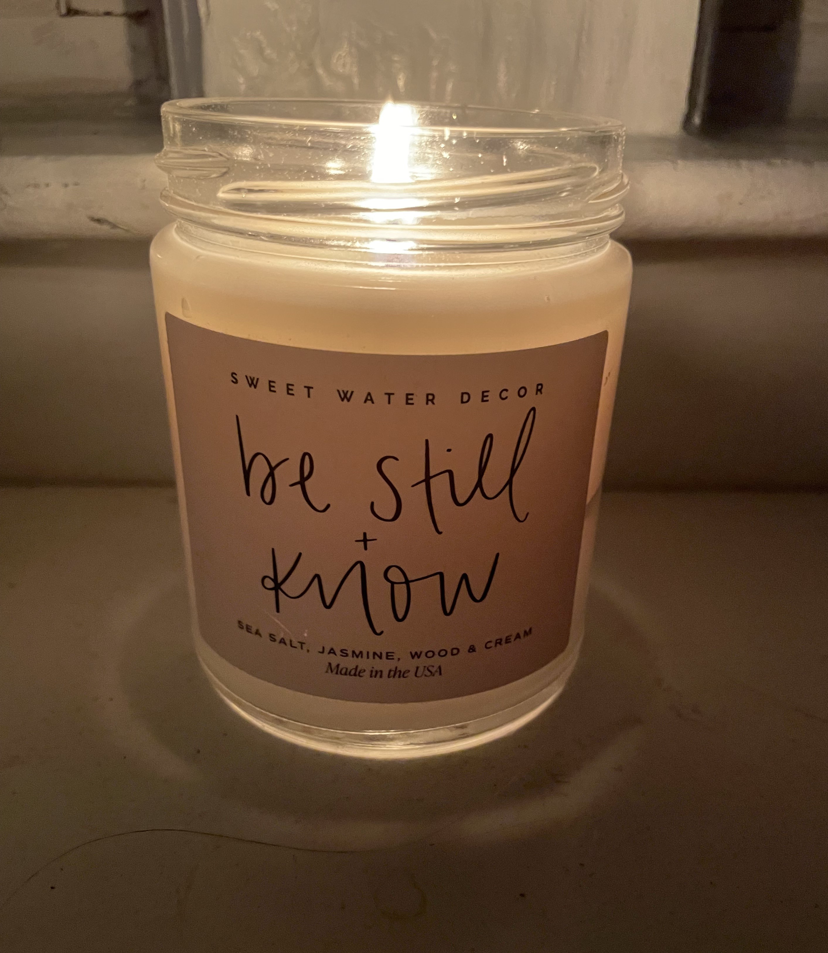 BeStill+KnowCandle
