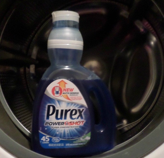 Purex no-spill detergent